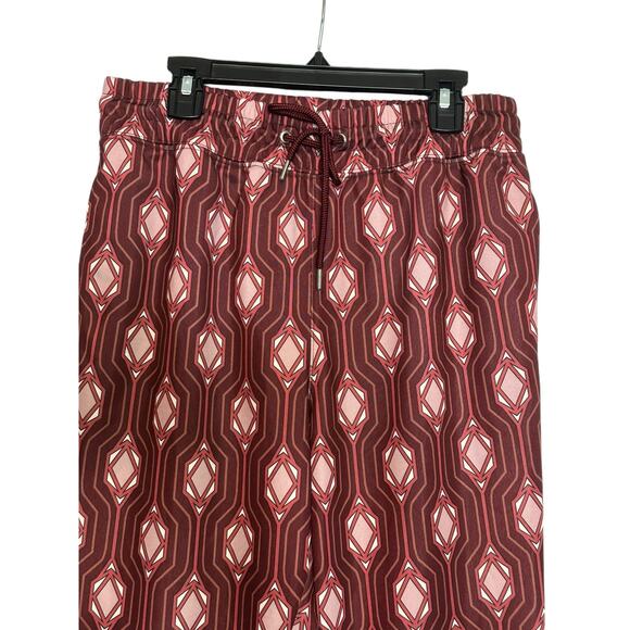 INC International Concepts Men's Port Red Geometric Print Pants size XS - Picture 3 of 9